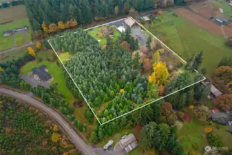 10-acres provides lots of privacy.