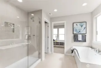 Primary Bathroom. Photos are for representational purposes only.  Colors and options may vary.
