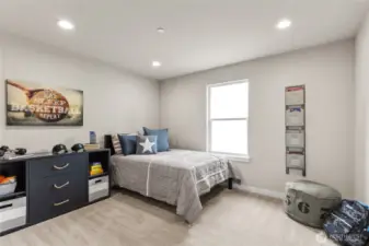 Bedroom 2 Upstairs. Photos are for representational purposes only.  Colors and options may vary.