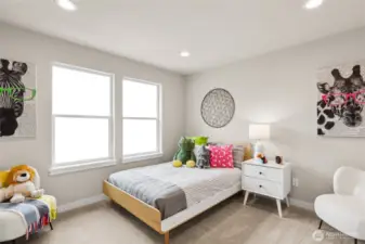 Bedroom 4 Upstairs. Photos are for representational purposes only.  Colors and options may vary.