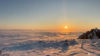 Cloud inversions are an epic sight.
