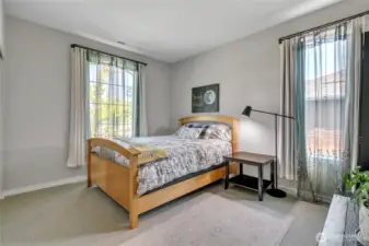 Guest Suite. With private connected Full Bath, this functions as a second Primary Suite!