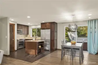Door to the left leads to the downstairs recreation room, all appliances stay with the home.