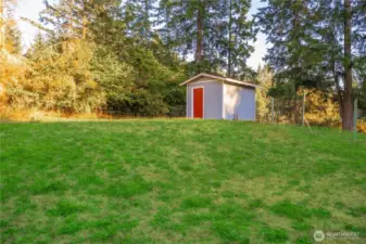 Well house and has new exterior paint