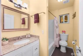 Upstairs bathroom
