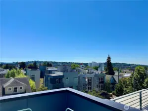 Views from the rooftop deck