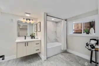 Lower Level Full Bathroom