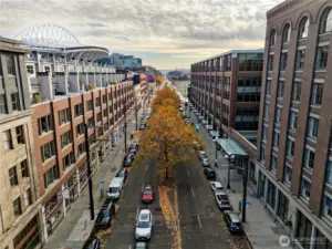 Front of Building (on the left) looking south