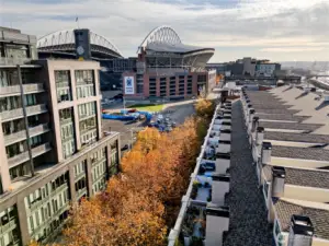 Overview of the Back of the Building looking south