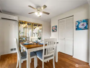 You have your own washer and dryer in the unit but the onsite laundry facilities with large capacity machines are also available should you need it.