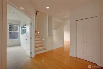 High-end finishes w/extensive hardwood flooring, rich trim work, slate & tall windows throughout the home.