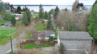 Just a short stroll away from the beach.