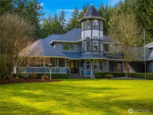 closer shot of main home