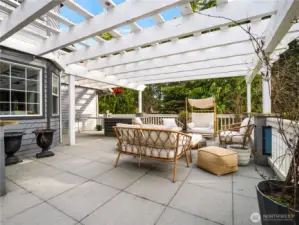 elevated deck with more space to easily entertain