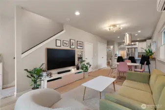 Wider ground floor makes for easy living.