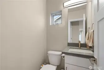 Powder bath on the main floor for guests.