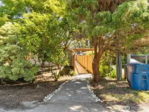 Entrance from 26th Ave NE.