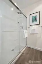 Large shower in the primary bathroom!