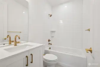 Bedroom suite bathroom/Upper level- Features and finishes may vary. For marketing use only