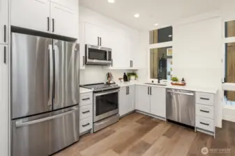 Photo from model home with different color scheme and layout