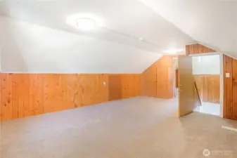 HUGE bonus room that can be an office, play room, theatre, etc.