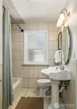 Main floor bath.