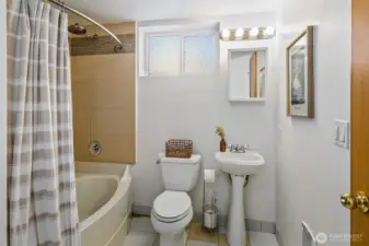 lower level bathroom.