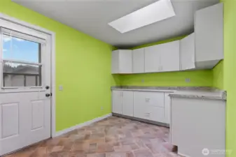 Large Laundry area with ample storage