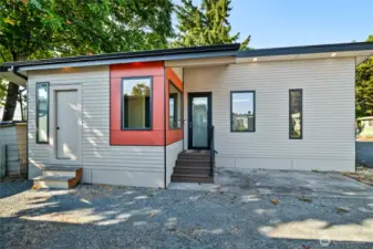 Brand new siding, windows, and doors