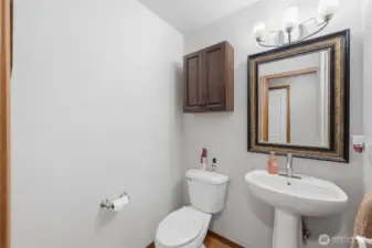 Main floor guest half bath