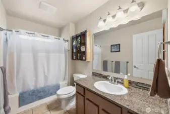 Upper level full bathroom