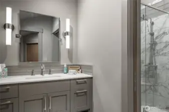 Upstairs 3/4 bathroom