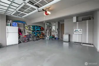 Two car garage