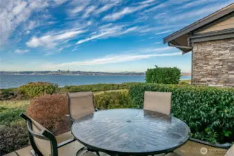 Dinners on the patio.