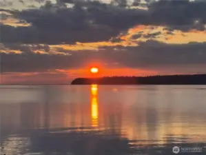 Beautiful sunsets from our patio