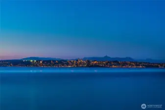 Gorgeous views of White Rock BC from our patio.