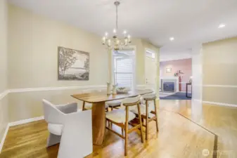 Dining room, just to the right when you first walk in