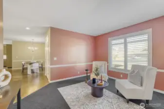 2nd living room or reading room, just to the left when you first walk in