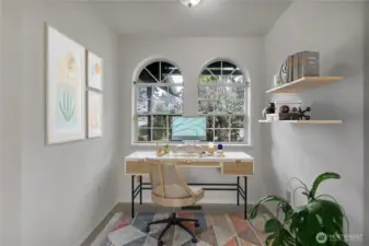 This room is virtually staged.