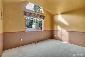 Secondary bedroom with new carpet