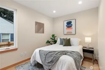 Bedroom, or office, on the main floor.