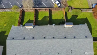 Each unit is fully fenced for a private backyard space