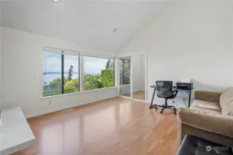 Living rm with view through window