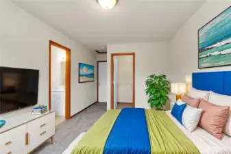 Primary Bedroom Virtually Staged