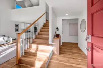 New flooring throughout the home.  Loft area at the top of the stairs.