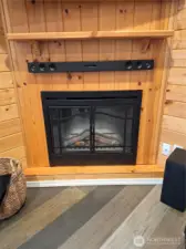 Nice electric fireplace!