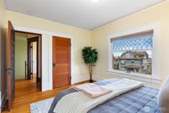 Third of three bedrooms (plus a bonus room) upstairs