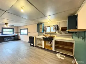 kitchen / living room