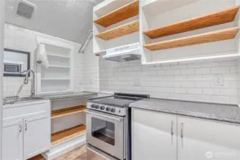 Kitchenette in basement
