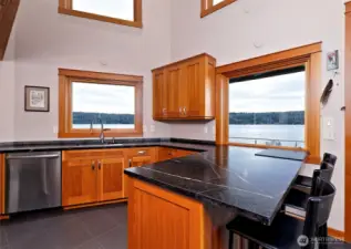 Views while your cooking is not all bad either!